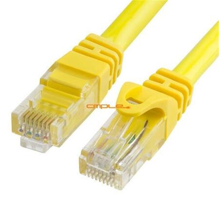 CMPLE CAT 6 500MHz UTP ETHERNET LAN NETWORK CABLE -10 FT Yellow 964-N